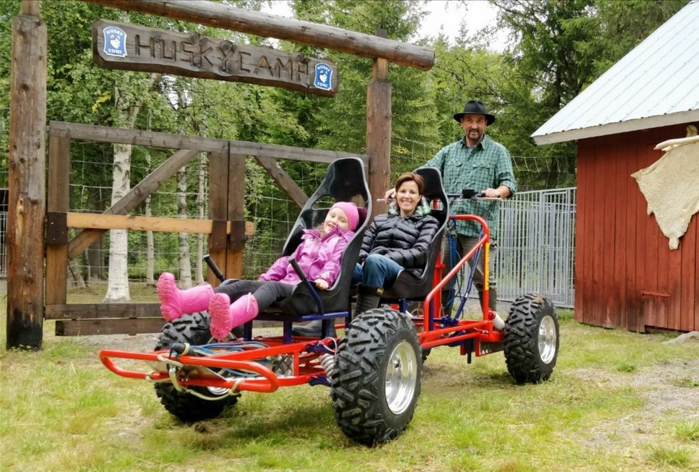 Sehr guter Zustand! Trainingswagen Flarkenkart für 2 Personen!